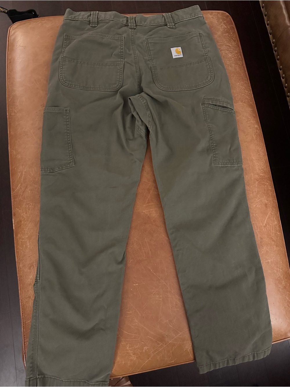 Carhartt Olive Green Cargo Work Pants